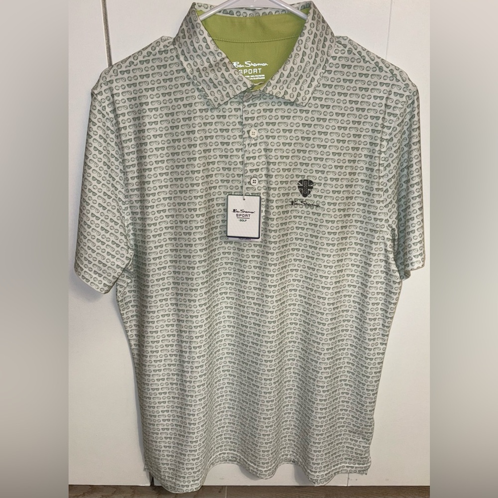 Ben Sherman Golf Sunglasses Polo Shirt | New with Tag! | Fit For Your Game! ⛳️